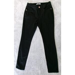 Lauren Conrad High Rise Skinny Jeans Womens Size 4 Black Denim Casual Stretch